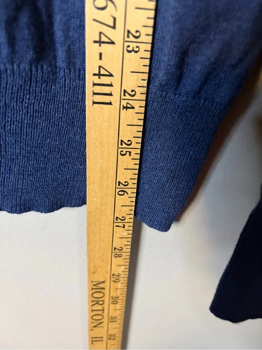 J. Crew Men's Two-Tone Blue Crewneck Sweater